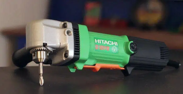 Hitachi D10YB 500 ватт 10 мм Профессиональный правый угол Impactless дрель