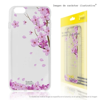 

FunnyTech®Silicone Case for Oneplus 7 Pro l trees flowers transparent vers.1