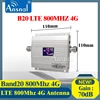 Band20 LTE 800MHz 4G Network Mobile Signal Booster 800Mhz 4g Cellphone Amplifier 4G cellular signal repeater GSM 4g Antenna ► Photo 3/6