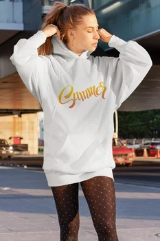 

Angemiel Wear Summer White Dress Sweatshirt Tunik