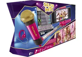 

Myicrophone and Selfie stick Selfie pink K toy store