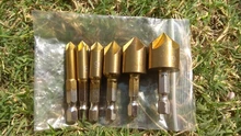 Drill-Bit Chamfering Cutter Countersink Wood HSS Hex-Shank-90-Degree 3pcs 6pcs 6mm-19mm