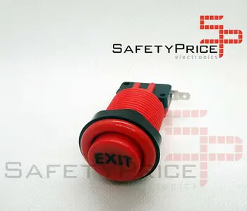 

Arcade button concave Network EXIT Recreation Bartop American Joystick 28mm 33mm