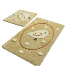 Коврики для ванной нескользящие Противоскользящие коврики противоскользящие формы птичий камень 2'Li набор 60X100 см-50X60 см