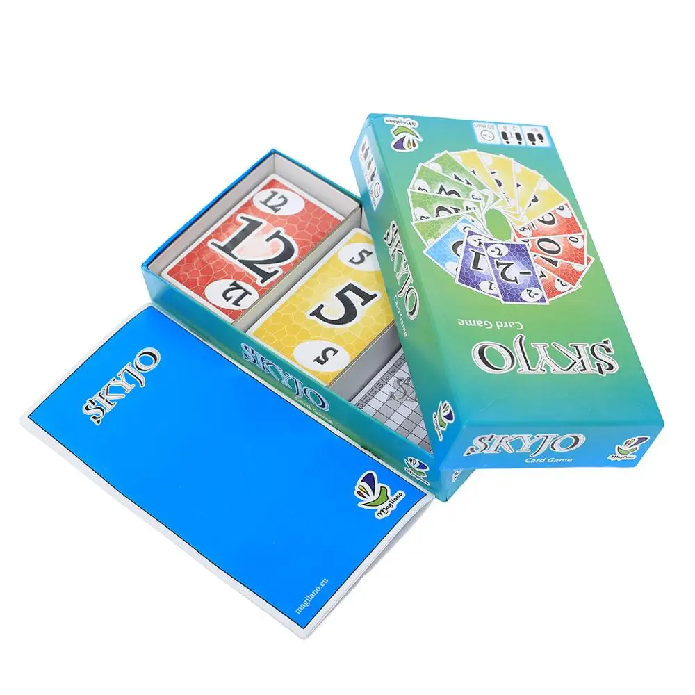 

English version skyjo card game puzzle board game toy card game