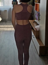 Ropa de gimnasio sin costuras parra Fitness, Leggings de cintura alta, trajes deportivos, ropa deportiva