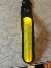 Correa reflectora de luz LED, colgante de correa reflectante de seguridad deportiva, suministros para exteriores, colgante reflectante