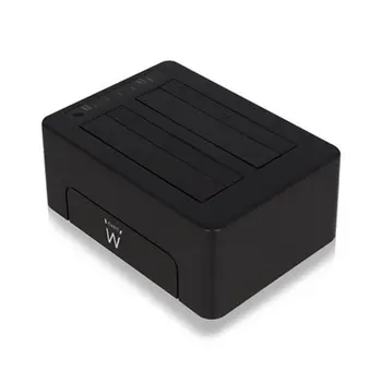 

Dual Dock Station Ewent EW7014 Dual 2.5"-3.5" USB 3.1 ABS Black