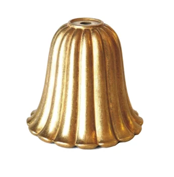 

Accessory decorated bronze 105mm embossed for lamps