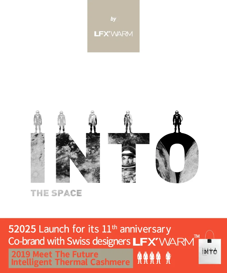 52025 Термобелье с кашемиром высокого качества Эстетичный эргономичный бесшовный крой Ручная отделка Теплое мягкое не толстое термо бельё Кашемировый комплект Стильная одежда Cashmere Exquisite Workmanship Comfortable