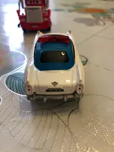 Disney Pixar-Juguetes de los personajes de Cars para niños, coches de juguetes de Cars 2 3, Lightning McQueen, Mater Jackson, Storm Ramirez, 1:55, vehículo fundido a presión, juguete de metal de aleación para chicos
