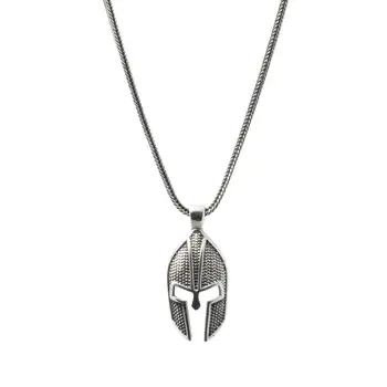 

925 Sterling Silver Helmet Necklace