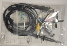 P6100 2 UNIDS Prueba Kit DC-100MHz Sonda de Osciloscopio Alcance Clip Sonda de 100 MHz Tektronix Para HP X1/X10 sonda osciloscopio al por mayor