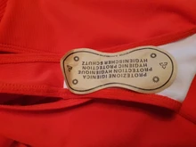 EVISPORTS 2021 nuevo bañador femenino Sexy de una pieza Vintage volantes arriba rojo sólido traje de baño mujeres traje acolchado trajes de baño