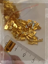 100pcs H62 Brass Tinned 6.3mm 4.8mm Automotive Connector Female Male Terminals  E6.3B
