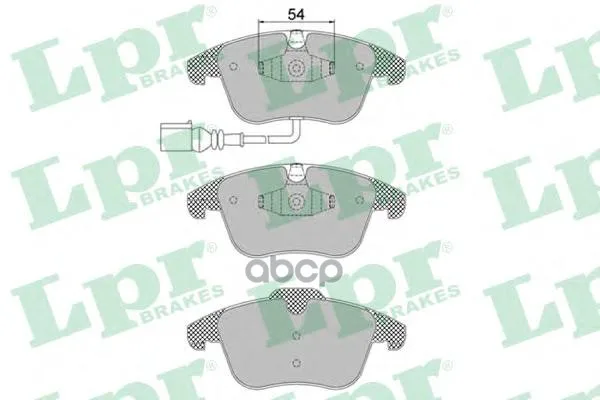 Колодки Тормозные Audi Q3 11-/Vw Sharan 10-/Tiguan 07- Передние Lpr 05p1392 Lpr арт. 05P1392