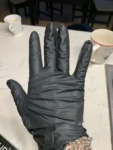 FSUP espesar 50 unids/lote guantes desechables de nitrilo guante de seguridad guante de trabajo antiestático impermeable jardín tatuaje belleza mecánico