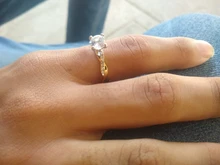 Anillos De Compromiso clásicos para mujer, AAA, circonita cúbica blanca, Diamante de imitación, banda de boda, joyería anillos CZ, aneis feminino