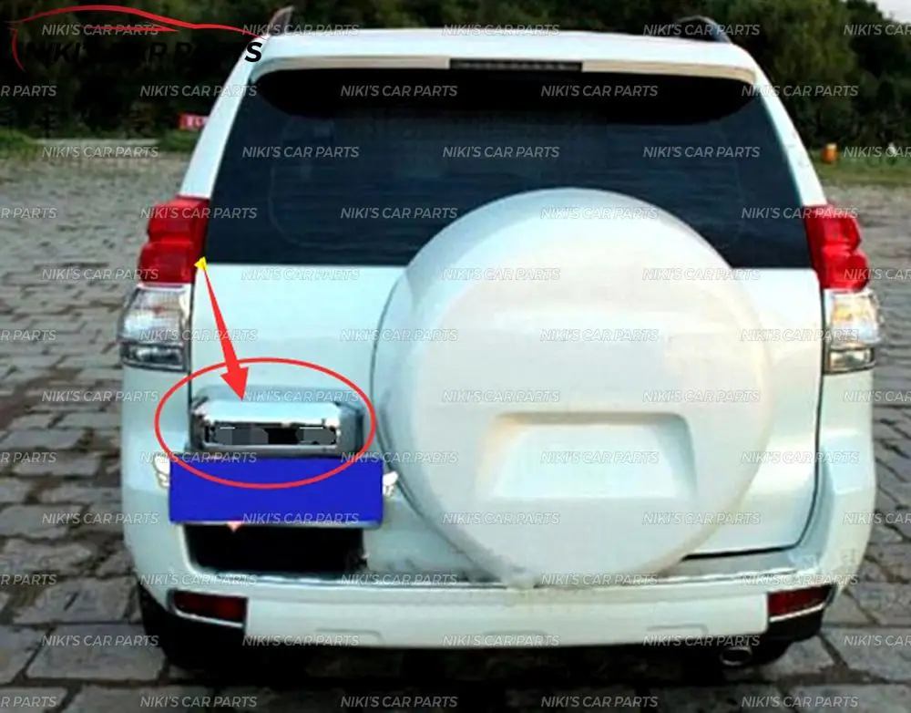 Накладка на номерной знак для Toyota Land Cruiser Prado FJ 120 2003-2009 ABS пластик 1 комплект/1 шт. украшения для литья