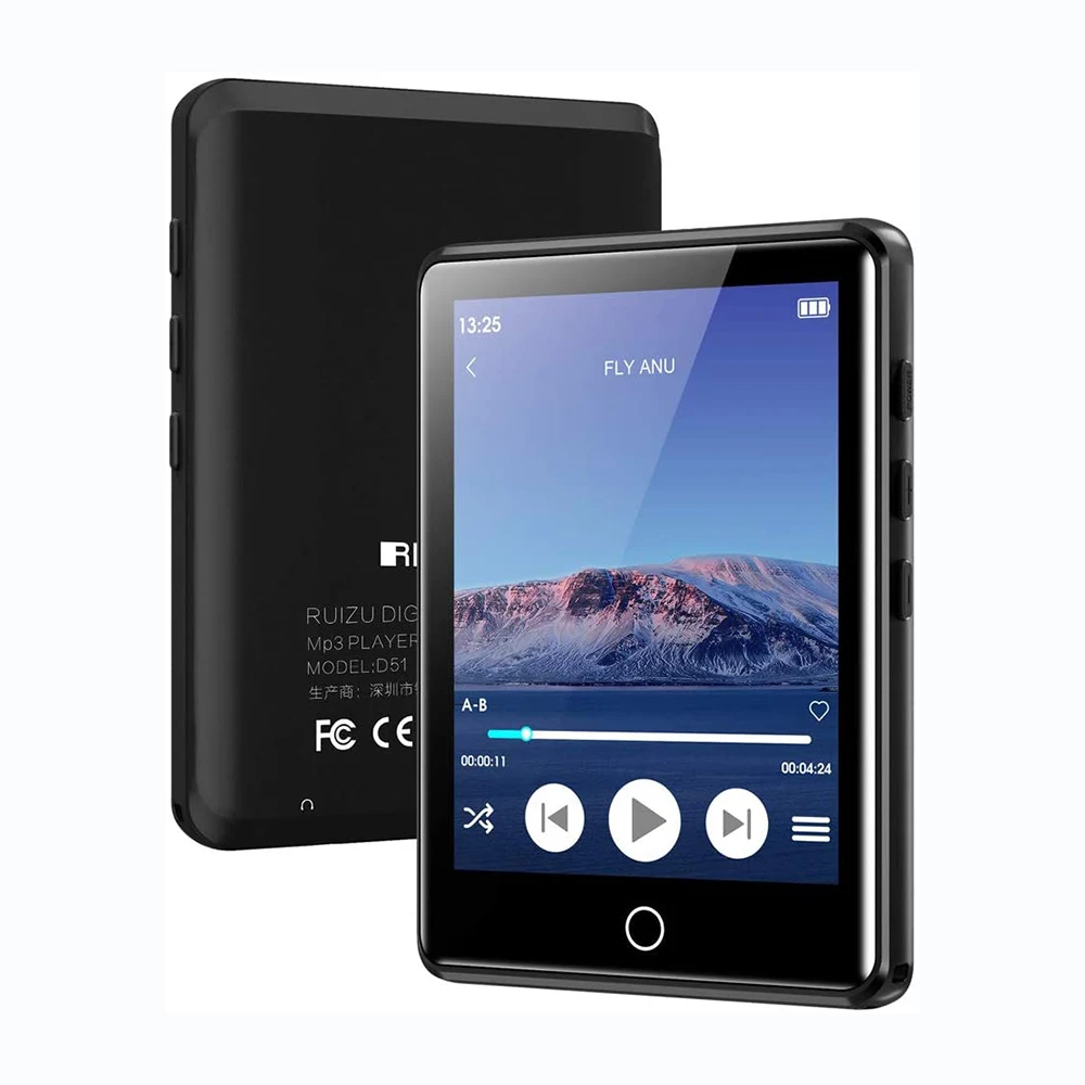MP3 MP4 Player Bluetooth 5.1 2.8'' Touch Screen