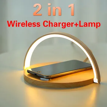 

Able Lamp Night Light Phone Holder 10W High-Power Qi Wireless Charger Table Lamp For iPhone X XR XS 11 PRO Mobile Phone Charging