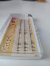 Kimcci-pestañas 3D individuales de cilios, pestañas naturales de visón para extensiones, 120 manojos, maquillaje negro, pestañas postizas