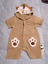 Mono infantil de algodón con estampado de animales para niño y niña, peleles de dibujos animados para recién nacidos, material barato, productos para bebé 2021