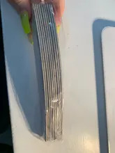 10 unids/lote de archivos de uñas profesional Buffer 100/180 limas manicura de Grey barco Gel pulido madera lima de uñas