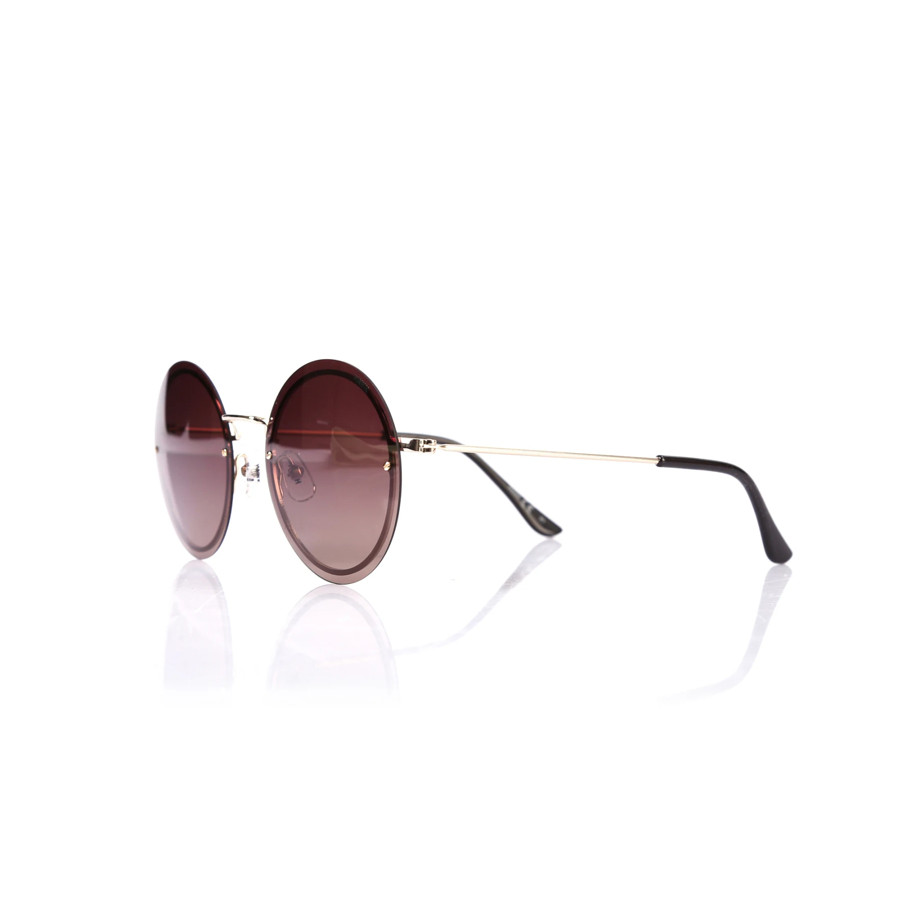 

Unisex sunglasses hw 1760 01 metal gold organic round round 55-18-140 hawk