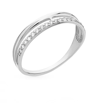

Gold ring with cubic zirconia sunlight sample 585