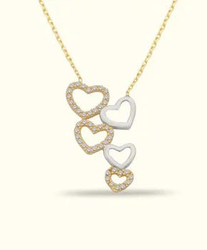 

Heart Gold Necklace 02-360-K0547A
