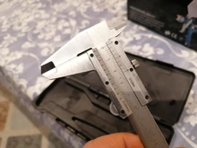 Calibrador Vernier de acero al carbono de 0-150mm, 6 , 0,02mm/0,05mm, escala láser de cuerpo grueso, herramienta de medición de forjado, herramientas de mano de construcción