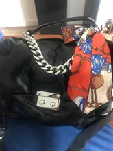 Bolso de algodón de plumas para mujer, bandolera cruzada, almohadilla de espacio, bolso grande de hombro