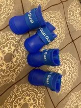 Zapatos antideslizantes para mascota de perro de lluvia, botas de goma impermeables para chihuahua, calzado para exteriores, calcetines para perro