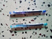 Alta calidad 10 color transparente de gran capacidad tinta lapicero de Gel para estudiante de la Escuela de papelería de oficina bien bolígrafo nuevo