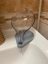 Case Soap-Holder Bathroom-Supplies Drain-Box Suction-Cup Sponge Sink Leaf Drying-Rack