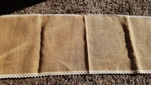 Table-Runner Hotel-Decoration Jute Wedding Birthday-Party Burlap Natural Restaurant Vintage