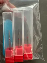 Brocas de carburo de tungsteno de doble cara, accesorios eléctricos para manicura, 1 Uds.