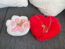 Bolso bandolera con cremallera y cadena con pata de oso para niña, monedero de felpa suave para niño pequeño, accesorios para bebé