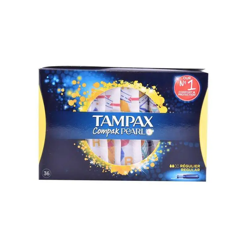 Набор тампонов с жемчужинами и середнячком Tampax(36 шт