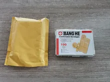 100 unids/pack impermeable Banda-SIDA vendas primero ayuda médica Anti-bacterias herida yeso Multi tamaño Casa de viaje de emergencia Kits
