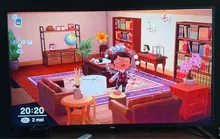 Conjunto de muebles de Animal Crossing, decoración de Navidad/casa de café, bricolaje, código Dodo/pin en línea, actualización