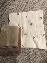 Manta de muselina de algodón y bambú de 60x60cm para bebé recién nacido, edredón para envolver recién nacidos, ropa para eructar, toalla para pañales