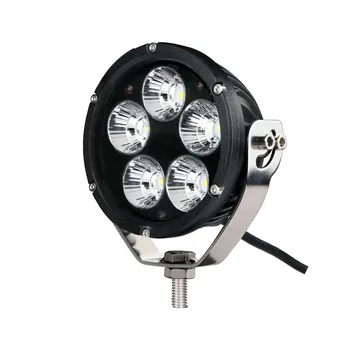 

Headlight Long Reach-support side black round