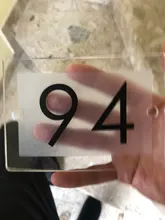 Sign Doorplate Number Glass-Effect Customize Acrylic Modern-House Street-Name Plaque