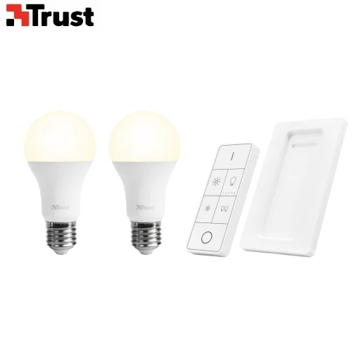 Набор LED TRUST 71146 2700К 2-лампы+пульт DIM ALED2-2709R E27