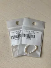 FFLACELL alta calidad Natural de agua dulce perla Multi-Cuentas anillo dedo joyería continuo círculo minimalista anillo de fiesta joyería