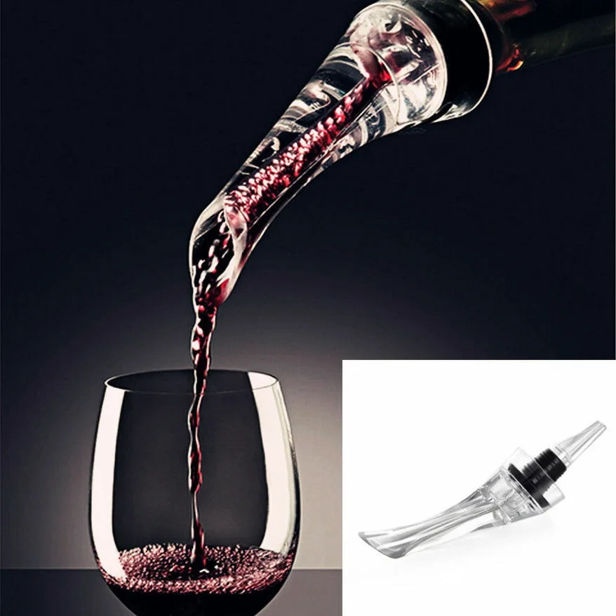 

Red Wine Bottle Aerator Decanter Aerating Pourer Spout Bar Accessory Set nf