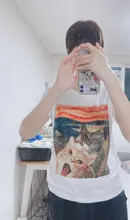 T camisa mujeres camiseta de Verano Divertido ropa Kawaii estética camiseta Ulzzang Vintage Casual de dibujos animados Harajuku para mujer camiseta de