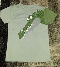 Camiseta de manga corta de algodón con dibujos de animales para niños y niñas, ropa de verano, dibujo de mono de León, coche rojo